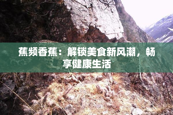 蕉频香蕉：解锁美食新风潮，畅享健康生活