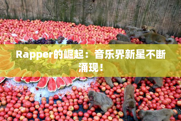 Rapper的崛起：音乐界新星不断涌现！