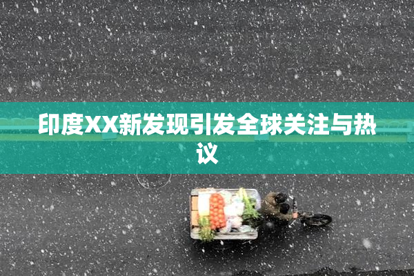 印度XX新发现引发全球关注与热议