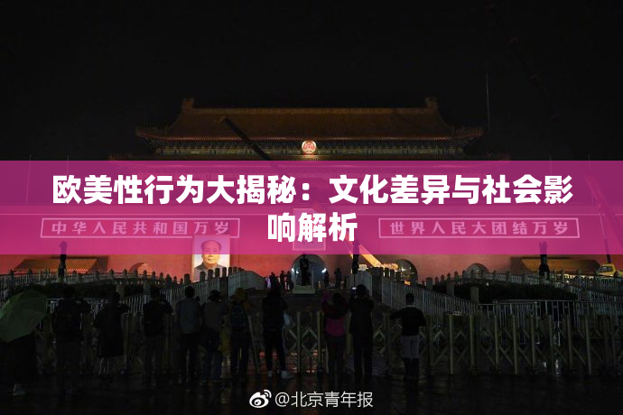 欧美性行为大揭秘：文化差异与社会影响解析