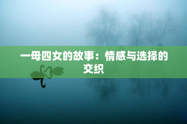 一母四女的故事：情感与选择的交织