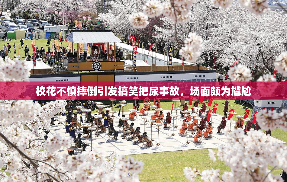 校花不慎摔倒引发搞笑把尿事故，场面颇为尴尬