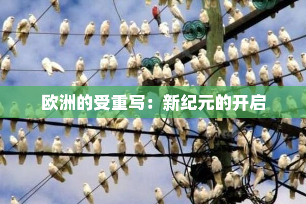 欧洲的受重写：新纪元的开启