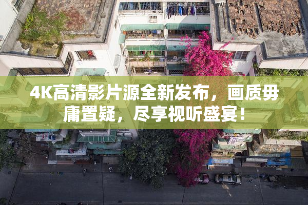 4K高清影片源全新发布，画质毋庸置疑，尽享视听盛宴！
