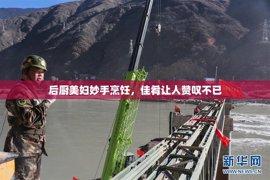 后厨美妇妙手烹饪，佳肴让人赞叹不已