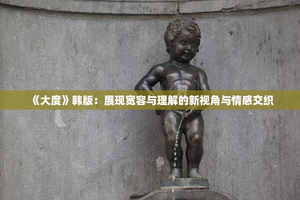 《大度》韩版：展现宽容与理解的新视角与情感交织