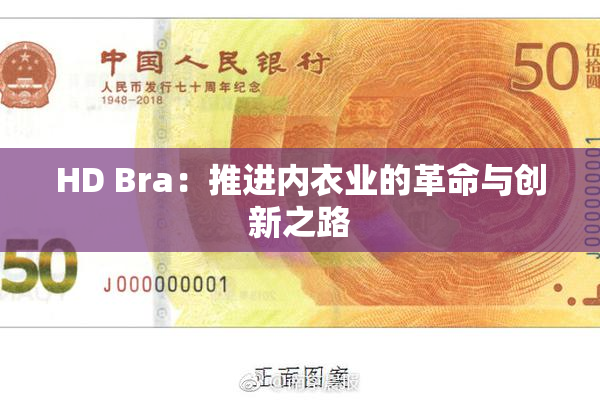 HD Bra：推进内衣业的革命与创新之路