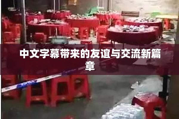 中文字幕带来的友谊与交流新篇章