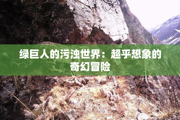 绿巨人的污浊世界：超乎想象的奇幻冒险