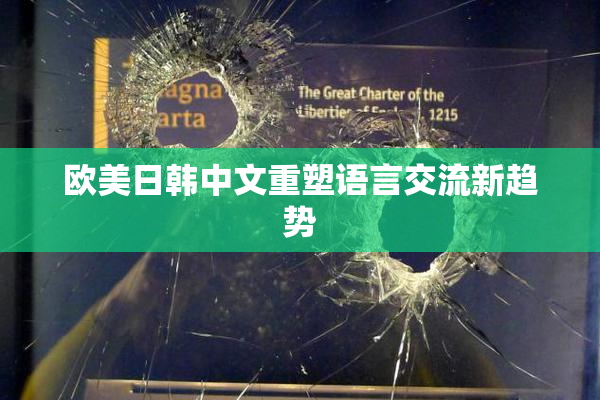 欧美日韩中文重塑语言交流新趋势
