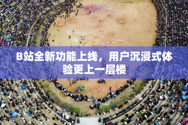 B站全新功能上线，用户沉浸式体验更上一层楼