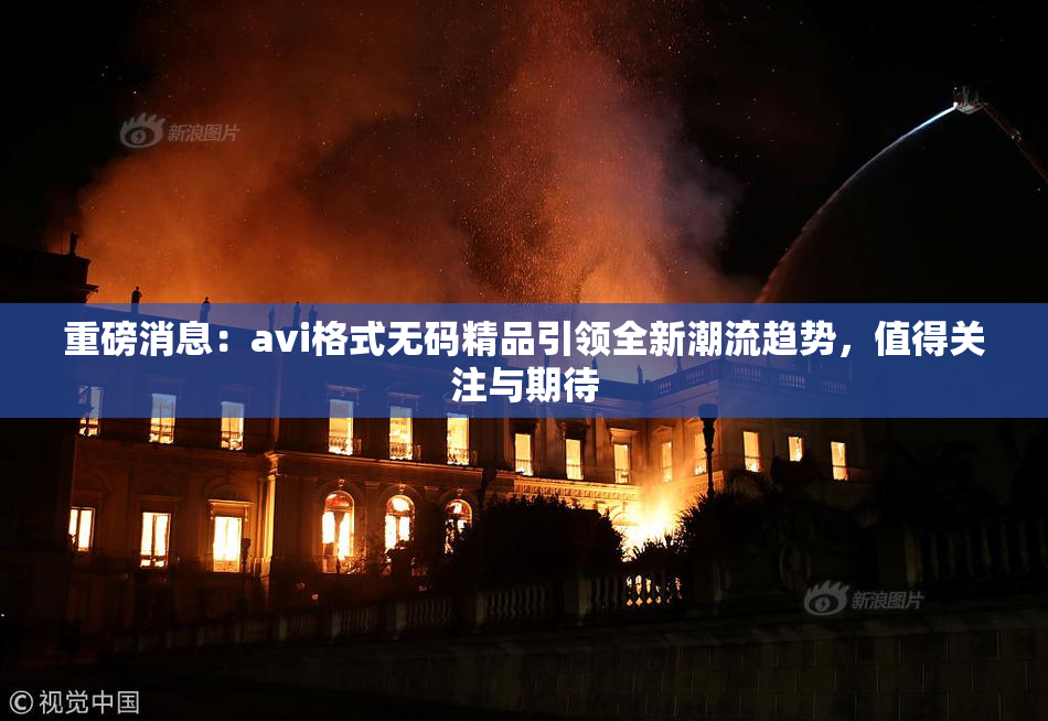 重磅消息：avi格式无码精品引领全新潮流趋势，值得关注与期待