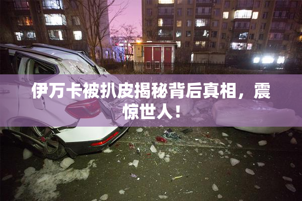 伊万卡被扒皮揭秘背后真相，震惊世人！