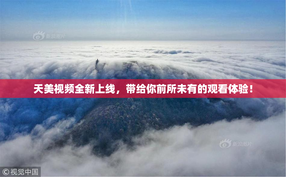 天美视频全新上线，带给你前所未有的观看体验！