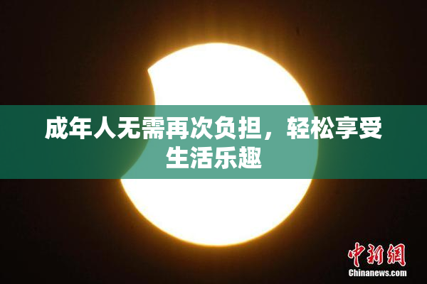 成年人无需再次负担，轻松享受生活乐趣