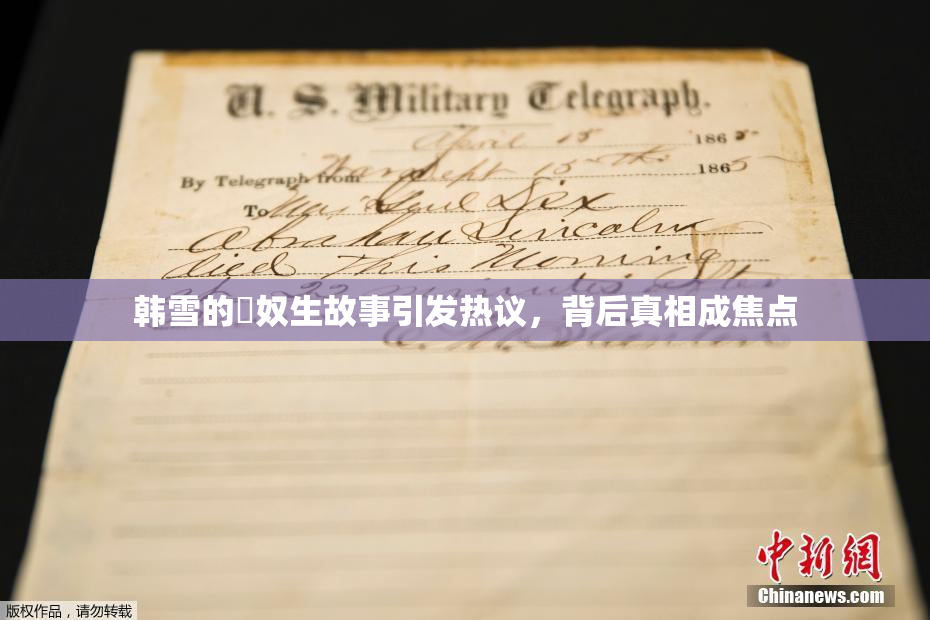 韩雪的婬奴生故事引发热议，背后真相成焦点