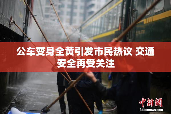 公车变身全黄引发市民热议 交通安全再受关注