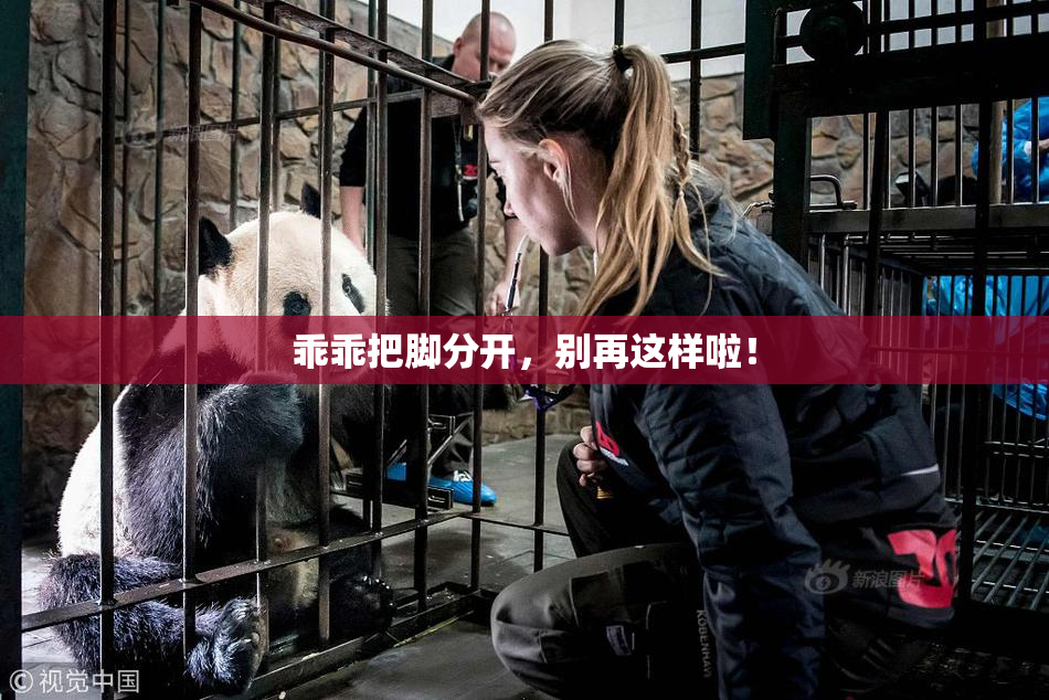 乖乖把脚分开，别再这样啦！