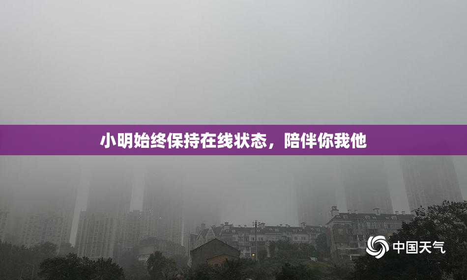 小明始终保持在线状态，陪伴你我他