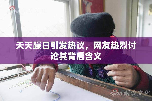 天天躁日引发热议，网友热烈讨论其背后含义