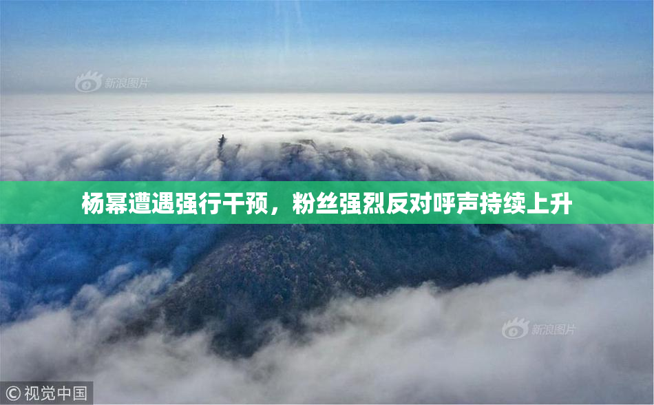杨幂遭遇强行干预，粉丝强烈反对呼声持续上升