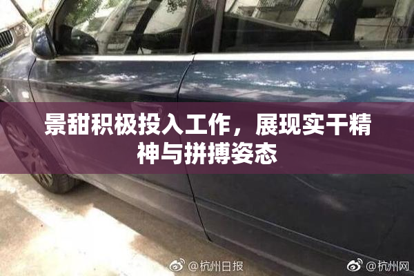景甜积极投入工作，展现实干精神与拼搏姿态