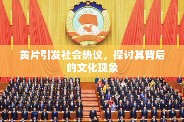黄片引发社会热议，探讨其背后的文化现象