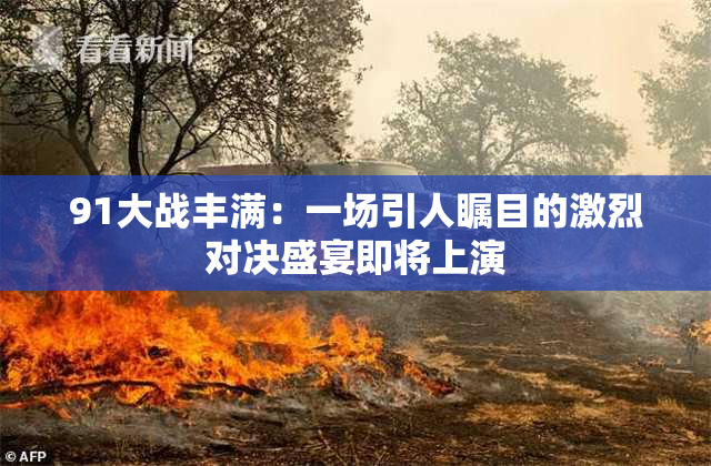 91大战丰满：一场引人瞩目的激烈对决盛宴即将上演