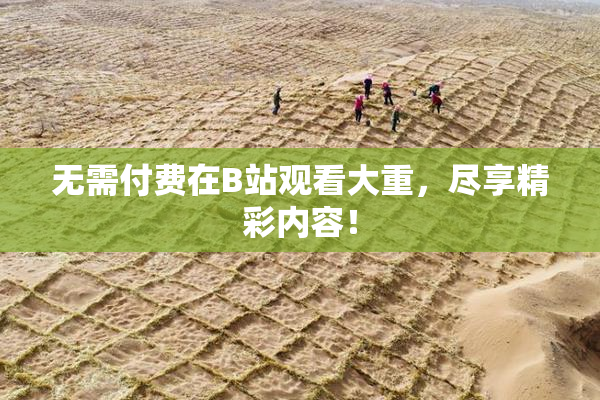 无需付费在B站观看大重，尽享精彩内容！