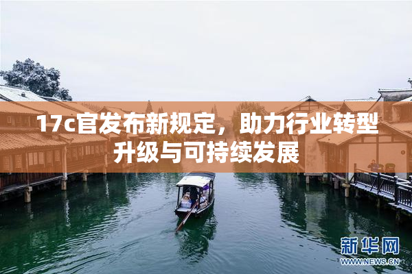 17c官发布新规定，助力行业转型升级与可持续发展