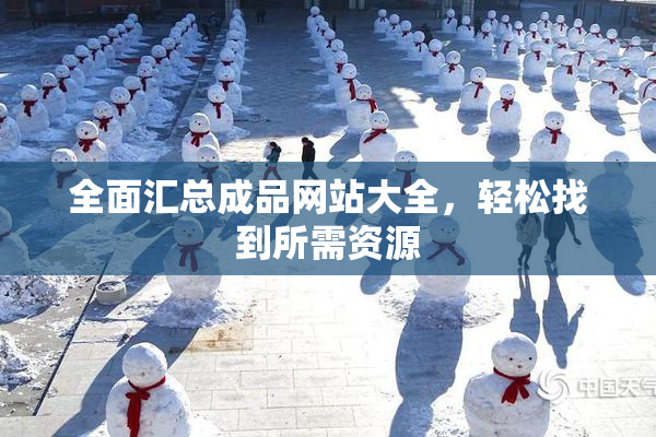 全面汇总成品网站大全，轻松找到所需资源