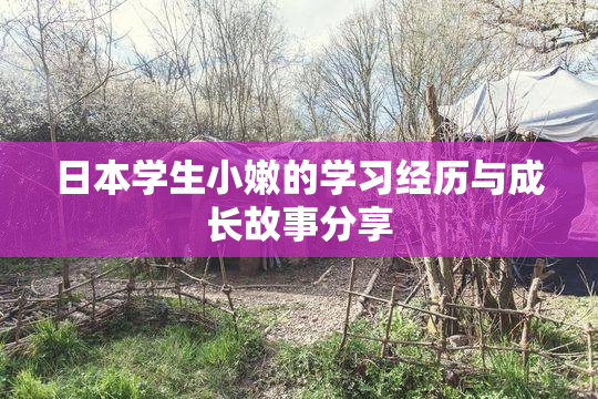 日本学生小嫩的学习经历与成长故事分享