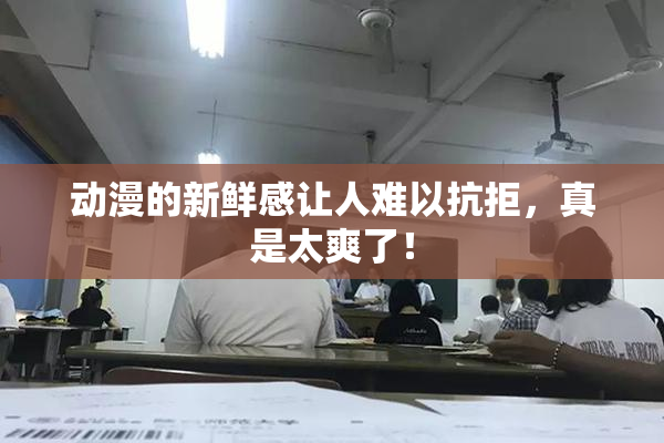 动漫的新鲜感让人难以抗拒，真是太爽了！