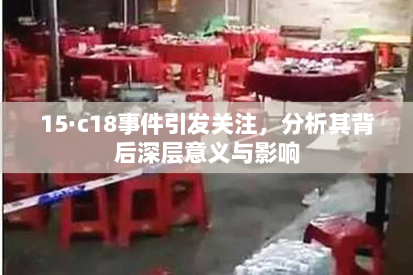 15·c18事件引发关注，分析其背后深层意义与影响