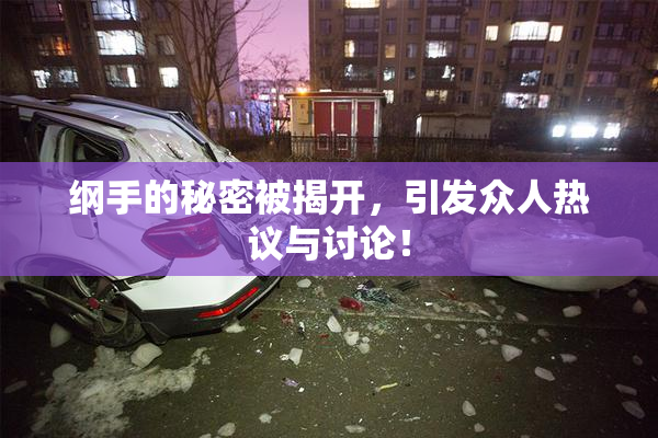纲手的秘密被揭开，引发众人热议与讨论！