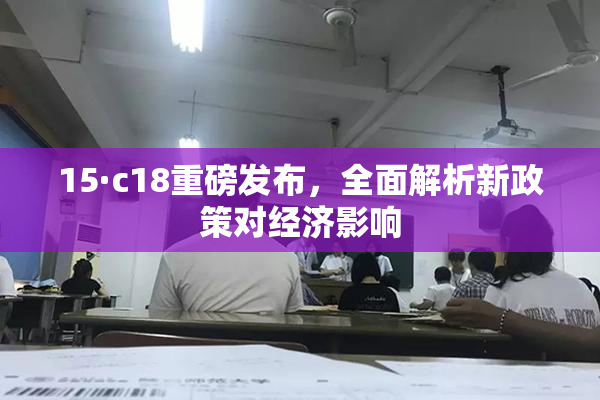 15·c18重磅发布，全面解析新政策对经济影响