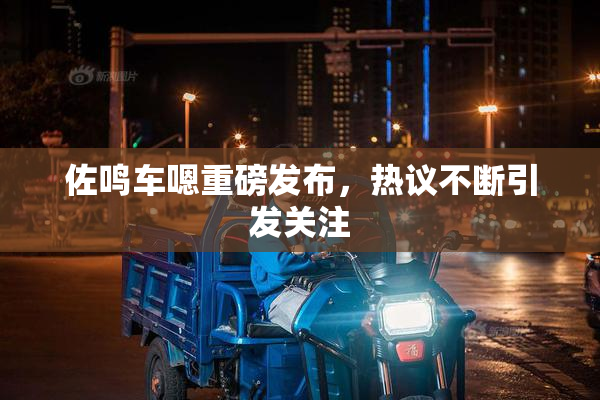 佐鸣车嗯重磅发布，热议不断引发关注