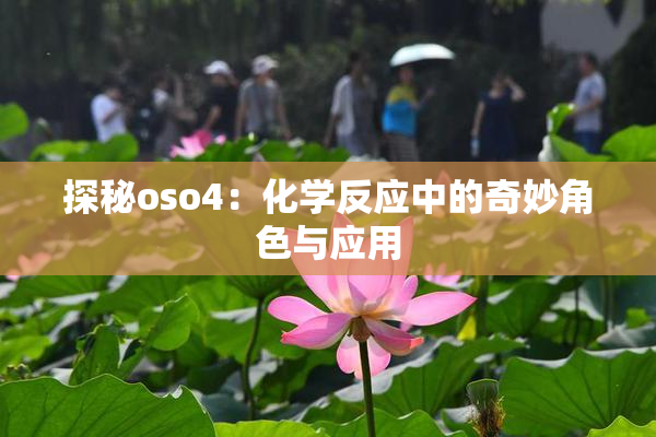 探秘oso4：化学反应中的奇妙角色与应用