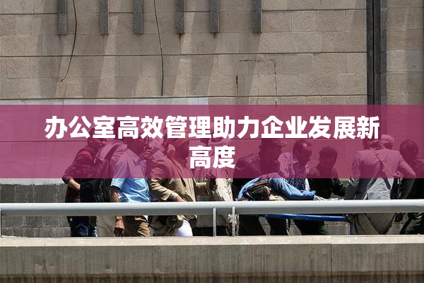办公室高效管理助力企业发展新高度