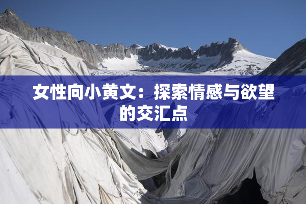 女性向小黄文：探索情感与欲望的交汇点