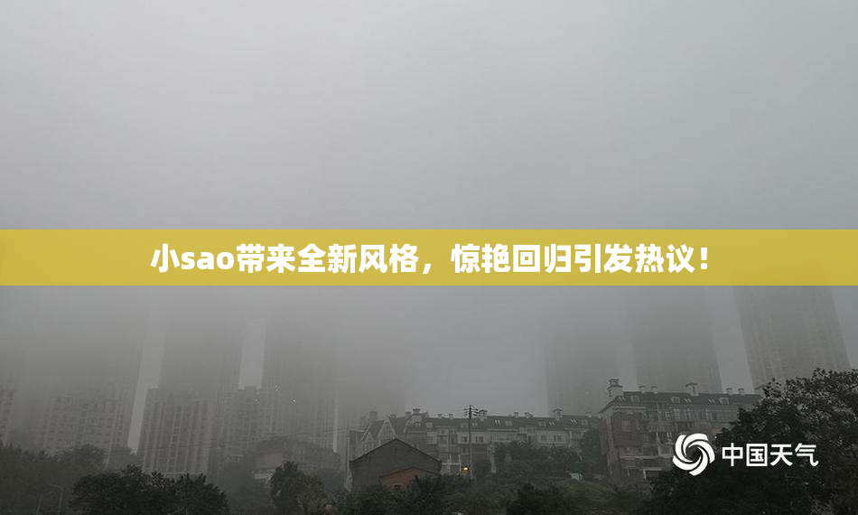 小sao带来全新风格，惊艳回归引发热议！