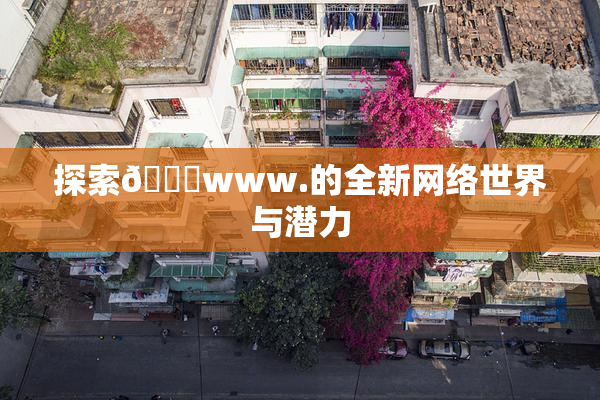 探索🔞www.的全新网络世界与潜力