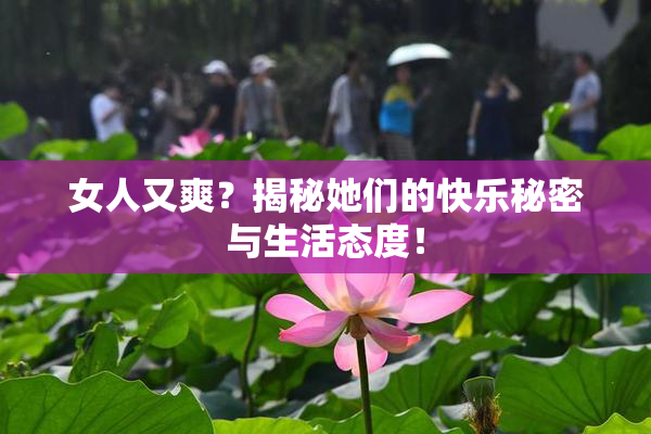 女人又爽？揭秘她们的快乐秘密与生活态度！