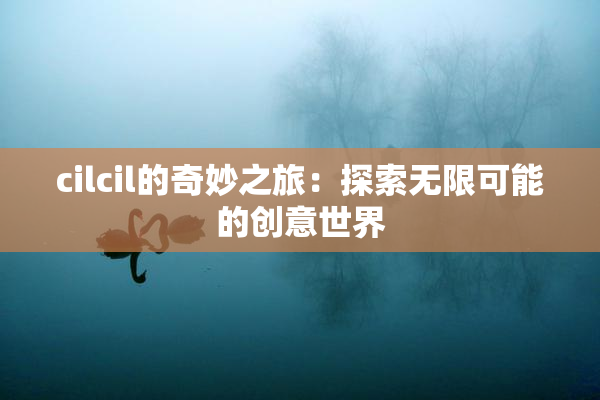 cilcil的奇妙之旅：探索无限可能的创意世界