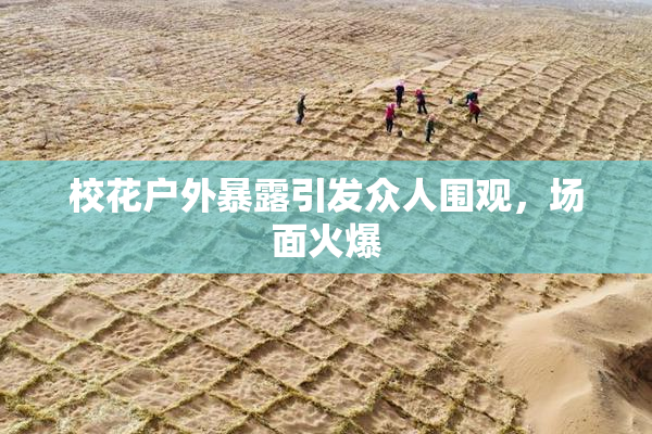 校花户外暴露引发众人围观，场面火爆