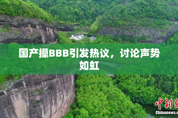 国产搡BBB引发热议，讨论声势如虹