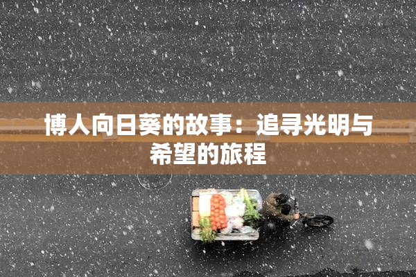 博人向日葵的故事：追寻光明与希望的旅程