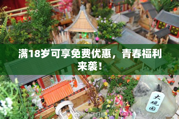 满18岁可享免费优惠，青春福利来袭！