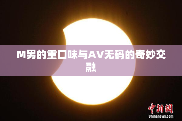M男的重口味与AV无码的奇妙交融