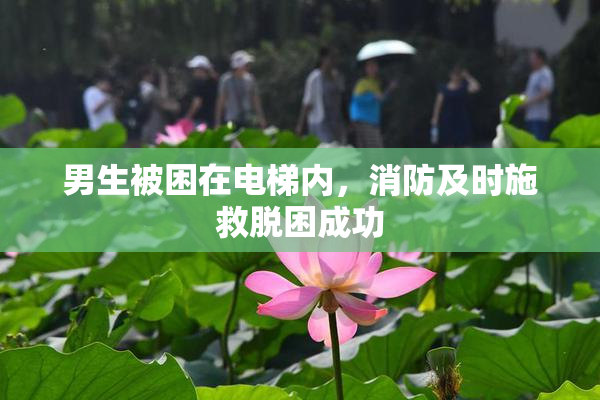 男生被困在电梯内，消防及时施救脱困成功